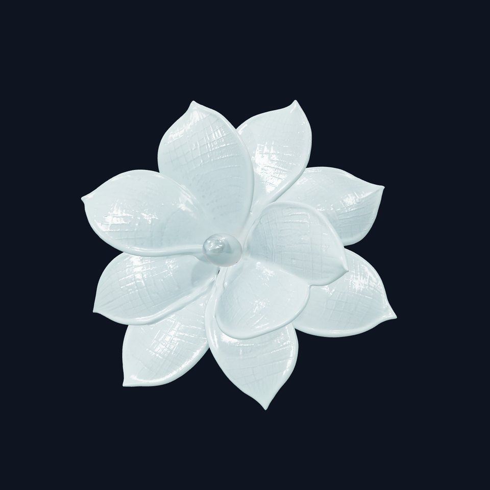 Glowing Lotus Flower Model Pack for Environment Design